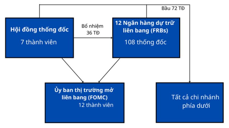 Cơ cấu tổ chức FED. Tại sao FED quyết định được lãi suất?