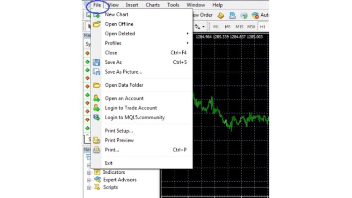 Hướng Dẫn Sử Dụng Phần Mềm Metatrader MT4 trên máy tính