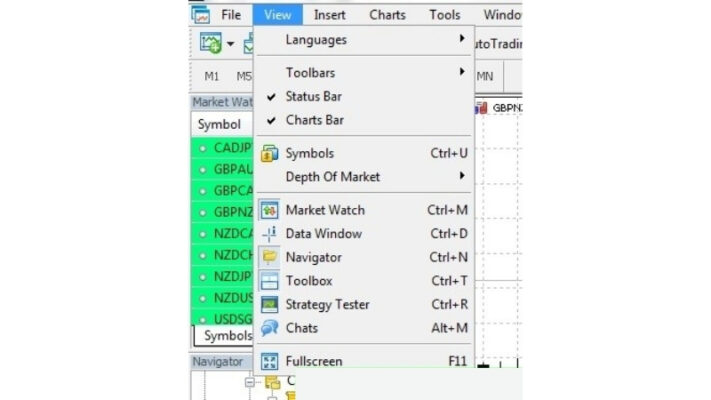 Hướng Dẫn Sử Dụng Phần Mềm Metatrader MT5